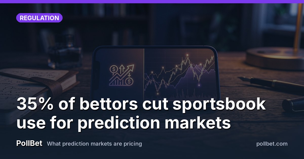 A smartphone showing a betting app icon & a stock-ticker style chart side by side on a desk.