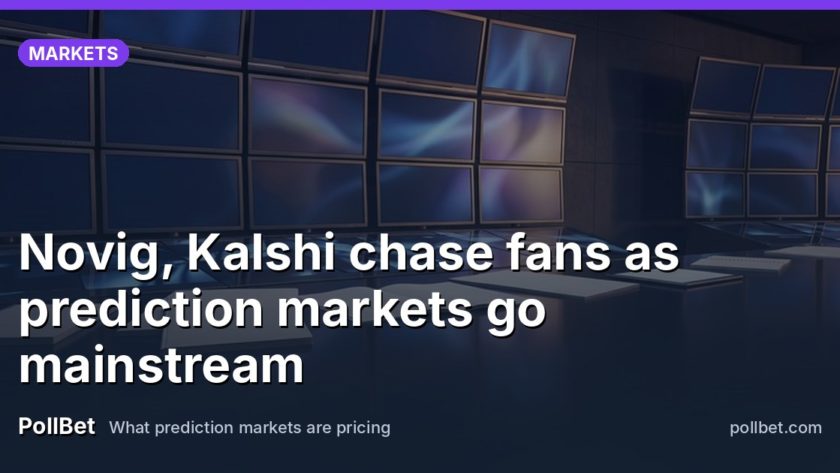 Novig, Kalshi chase fans as prediction markets go mainstream