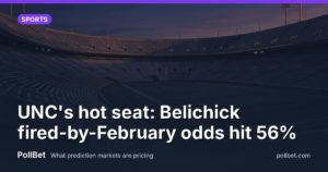 UNC's hot seat: Belichick fired-by-February odds hit 56%