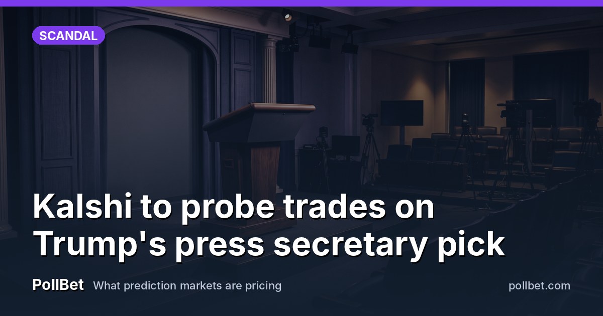An empty White House press briefing room lectern under dim lighting, no papers or screens visible.