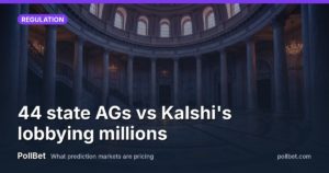 44 state AGs vs Kalshi's lobbying millions