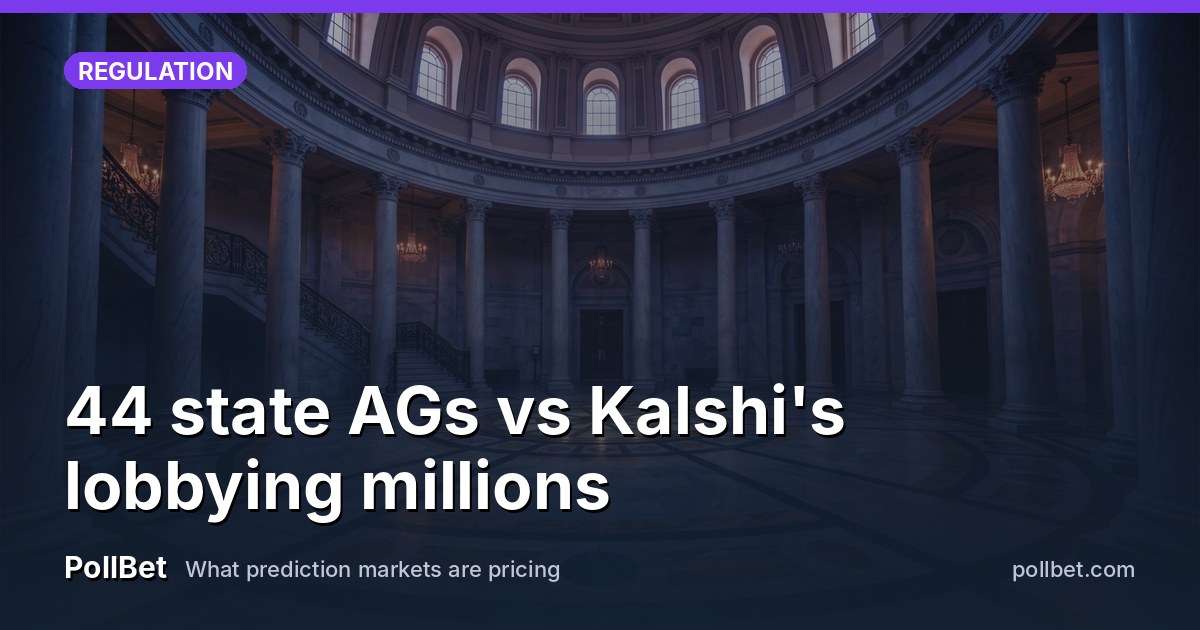 44 state AGs vs Kalshi's lobbying millions