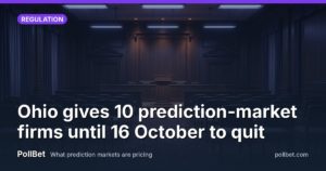 Ohio gives 10 prediction-market firms until 16 October to quit