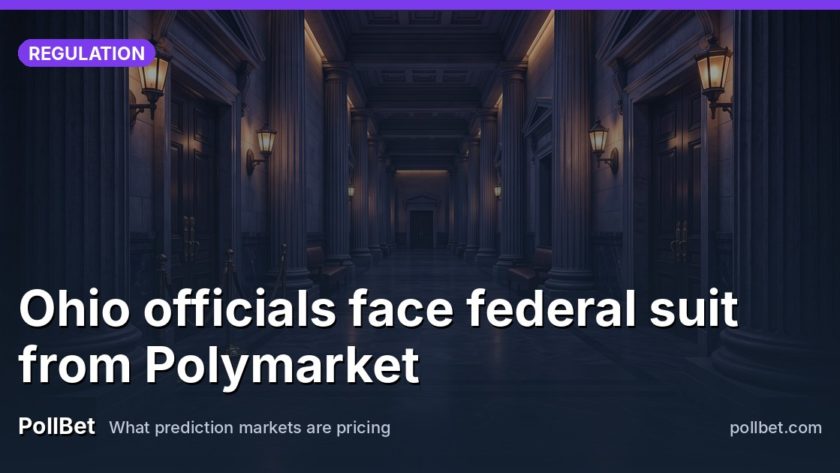 Ohio officials face federal suit from Polymarket